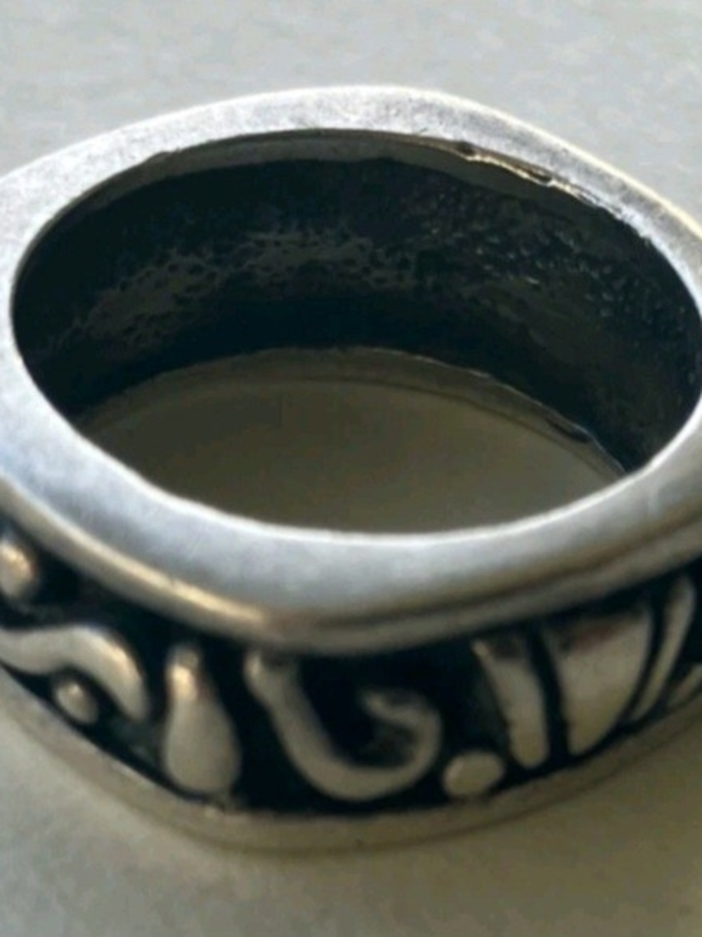 Silpada R0835 Square Filigree .925 Sterling Silver Band Ring - Silver - Picture 4 of 4